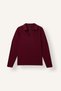 Relax Fit Polo Neck Ribbed Camisole Long Sleeve T-Shirt F1007Ax25Au - 6