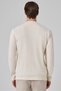 Men's Ecru Trend Crew Neck Rayon Knitwear - 5