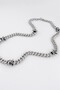 316L Barbed Wire Cuban Chain Men's Steel Necklace - 2