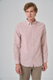 Men's Orange Slim Fit Button down Collar Shirt - 4