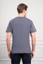 Men's Anthracite Trend Crew Neck Dynamic Fit Cotton T-Shirt - 5