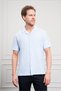 Men's A. Blue Apaş Collar Short Sleeve Shirt - 3