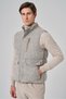 Men's Mink Trend Wool Dynamic Fit Puffer Vest - 3