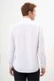 Men's White Basic Plain Pattern Hard Neck Regular Fit Shirt - 5