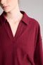 Relax Fit Polo Neck Ribbed Camisole Long Sleeve T-Shirt F1007Ax25Au - 4