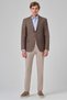 Men's Brown Wool Dynamic Fit Relaxed Fit Jacket - 3