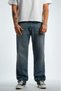 Concrete Mist Baggy Fit Blue Men's Jeans