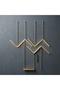 Zig Zag Gold 47W Chandelier - 6