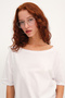 Kayak Neckline Basic T-Shirt P1822 - 4