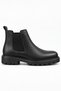 Men's Genuine Leather Zippered Side Elastic Chelsea Boots - 2