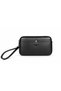 Men's Black Two-Compartment Luxury Handbag with Belt - 3