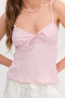 Linen Blend Strappy Blouse A17137-D13 - 3