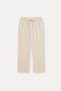Straight comfy bej pantolon