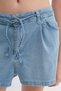 Tie-Dye Detailed Denim Shorts Ş18630 - 3