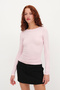 Crew Neck Basic Blouse B1496-Dk2 - 2