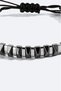 Men's Silver Color Hematite Stone Bracelet B009607 - 3