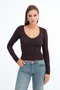 V-Neck Basic Blouse B1955 - 5