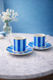 2-Person Porcelain Gilded Lovely Birds Special Design Coffee Cup Set with Bird Motif 90 ml - 3