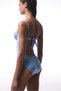 Blue Buckle Swimsuit - 2