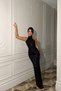 Black Shion Sequined Dress Ate3356