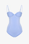 Blue Buckle Swimsuit - 6
