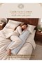 Ultra Soft Body Pillow with  Pillowcase- Long Side Sleeper Pillow For Use During Pregnancy - 5