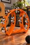 Tf-26Or Örf Aletleri Double Bell Orange Color Quality Tambourine (1 Piece)