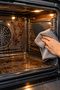 (1 Piece) Gray Microfiber Magic Oil Built-in Cooker Hood Kitchen Cloth 40*40 - 5