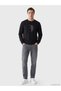 Peak New Season Black Crew Neck Printed Men's Sweatshirt - 2