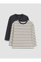 Sparkling Choices from Shining Store Striped and Printed Boys' 2-Pack T-Shirt