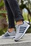Men's Ice Gray Casual Comfortable Non-Slip Sturdy Sole Soft Lightweight Durable Mesh Walking Shoes - 2