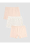 Quality Parts from Çelebi Store Floral Girl's Boxer 3-Piece - 7