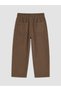Özmarka New Season Brown Boys' Velvet Trousers - 3