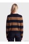 Sparkling Choices from Shining Store Zero Roba Collar Striped Women's Knitwear Cardigan - 5