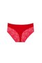 High Waist Lace Bato New Year's Special Collection Women's Panties Red 3-Piece 555 - 3