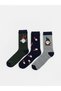 Esvab • Modern & Distinctive Embroidered Men's Socks 3-Piece Set - 2
