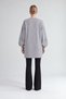 Sleeve Flower Detailed Tunic Gray - 3
