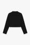 Diagonal cropped blazer jacket - 8