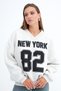 Printed Şardonlu Sweatshirt S13250