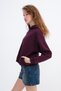 Kapüşonlu Şardonlu Sweatshirt S1862 - 4
