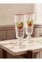 Quality Pieces from Çelebi Store New Year's Themed Footed Glass Set 180 ml