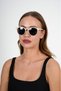 Cream Round Sunglasses - 8