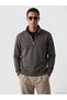 Sparkling Choices from Shining Store Men's Thick Sweatshirt with High Collar and Printed Design