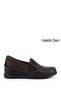 Women's Brown Wedge Sole Genuine Leather Shoes