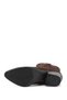 Women's Brown Suede Pointed Toe Chunky Heeled Cowboy Boots - 7