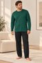 Seasonal 100% Cotton Large Size Men's Cotton Pajama Set - 5