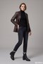 Women's Black Double Zipper Thick Heeled Boots - 4