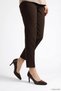 Women's Brown Platinum Pointed Toe Thin Heeled Genuine Leather Stiletto - 4