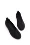 Women's Black Stone Stone Set of Round Toe Ballet Flats