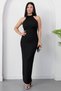 Halter Neck Halter Sequined Dress Grs4102 - 5